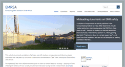 Desktop Screenshot of emrsa.co.za