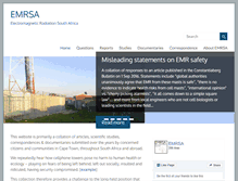 Tablet Screenshot of emrsa.co.za